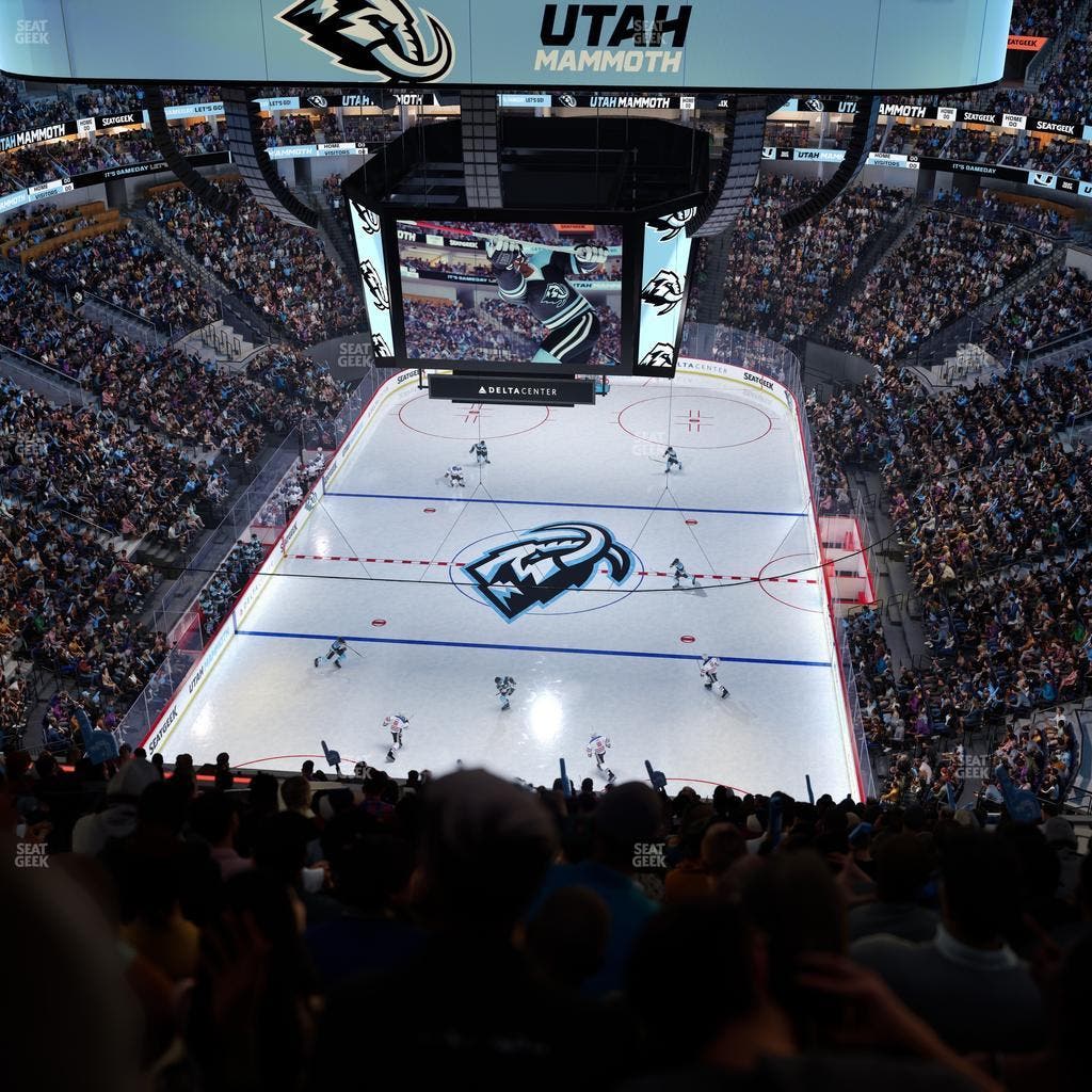 Delta Center - Section 101 Seat View