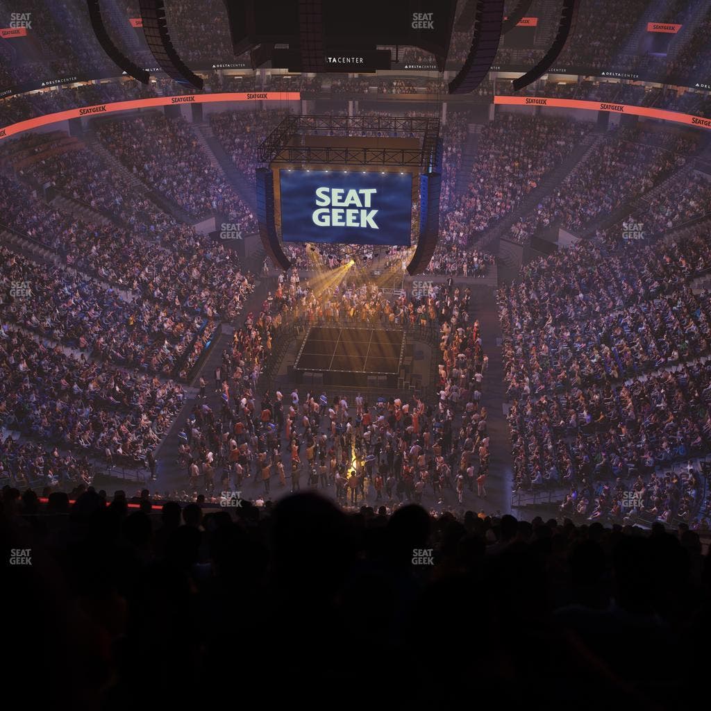 Delta Center - Section 101 Seat View