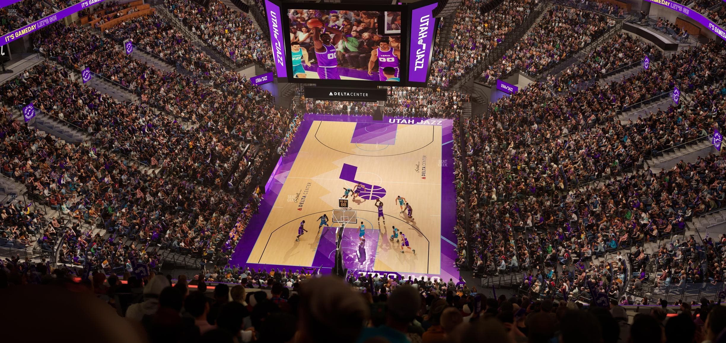Delta Center - Section 101 Seat View