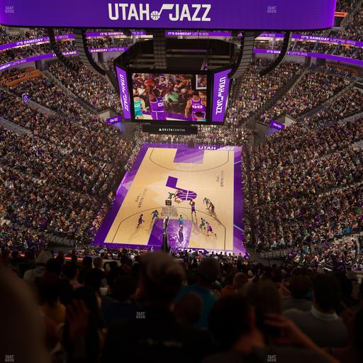 Delta Center - Section 101 Seat View