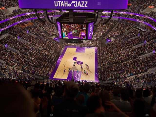 Delta Center - Section 101 Seat View Delta Center - Section 101 Seat View