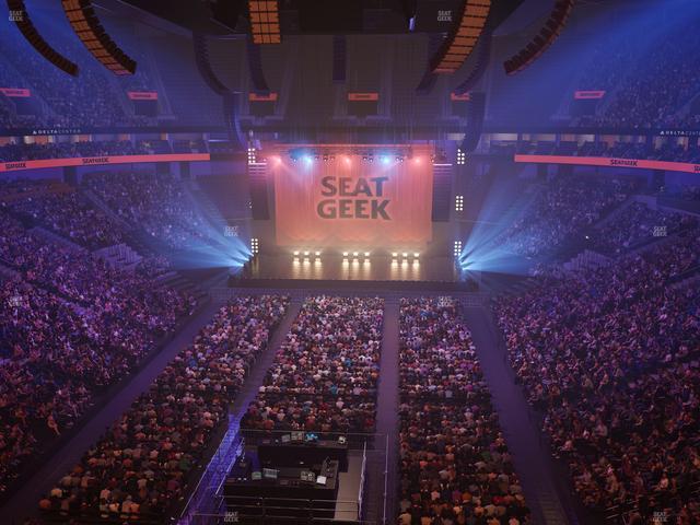 Delta Center - Section 101 Seat View