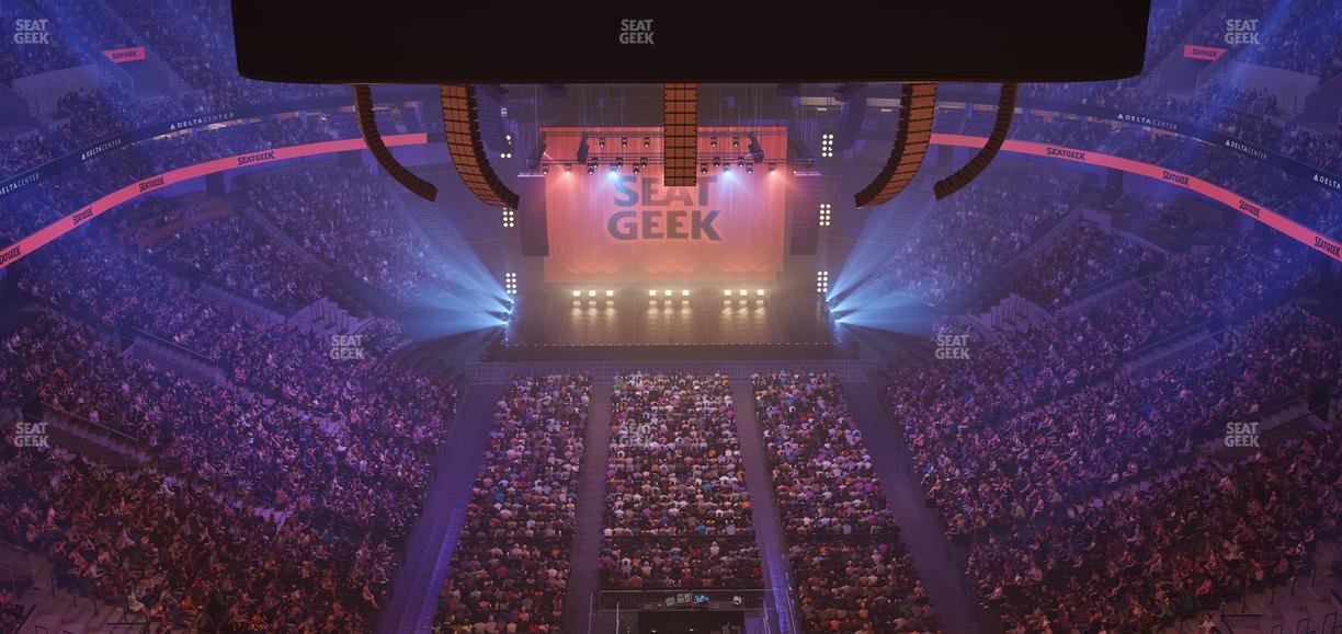 Delta Center - Section 102 Seat View