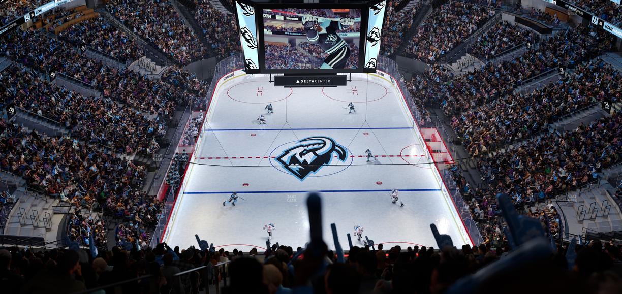 Delta Center - Section 102 Seat View