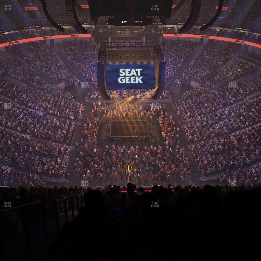 Delta Center - Section 102 Seat View