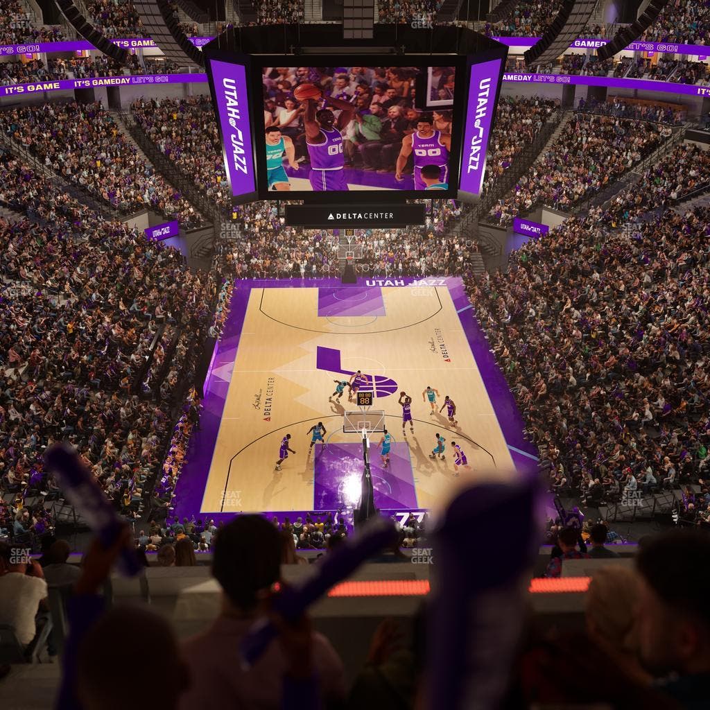 Delta Center - Section 102 Seat View