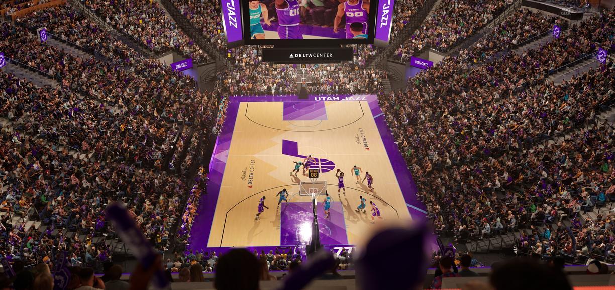 Delta Center - Section 102 Seat View