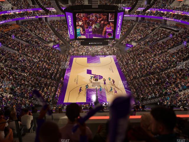 Delta Center - Section 102 Seat View Delta Center - Section 102 Seat View