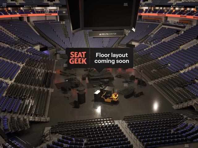 Delta Center - Section 103 Seat View