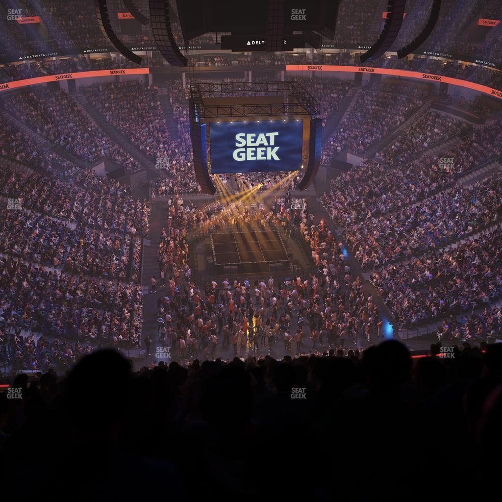 Delta Center - Section 103 Seat View