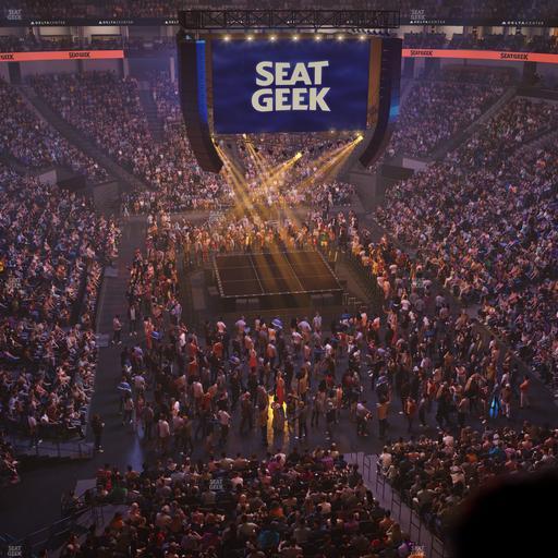 Delta Center - Section 103 Seat View