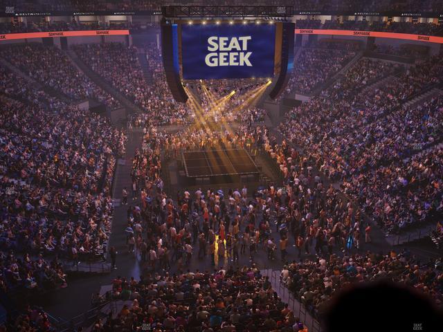 Delta Center - Section 103 Seat View