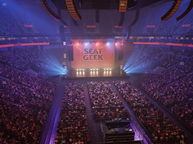 Delta Center - Section 103 Seat View