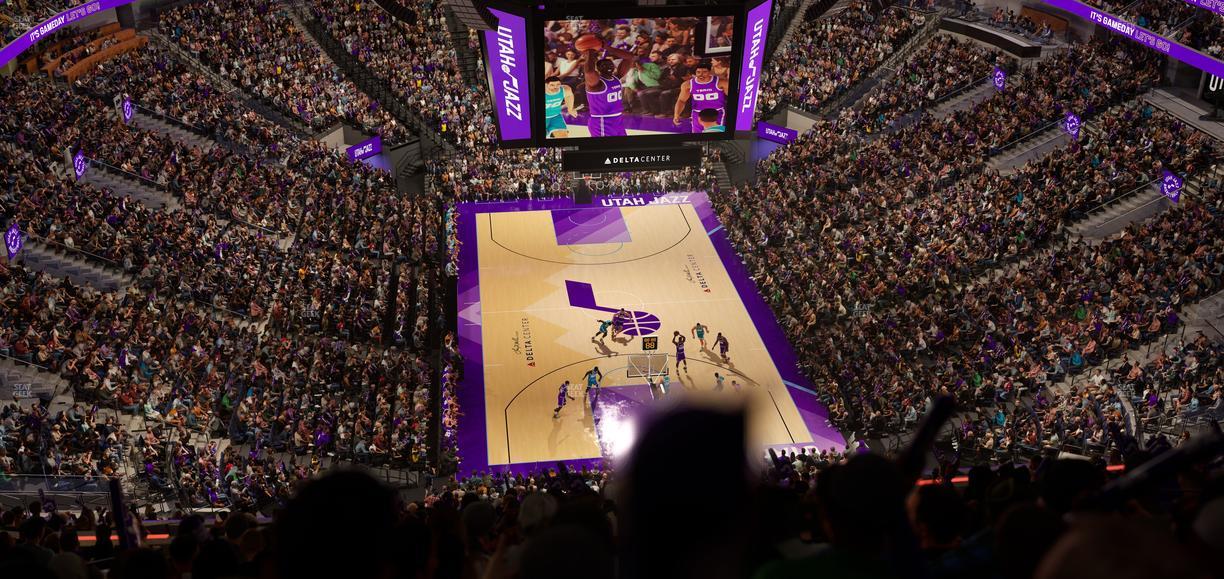 Delta Center - Section 103 Seat View