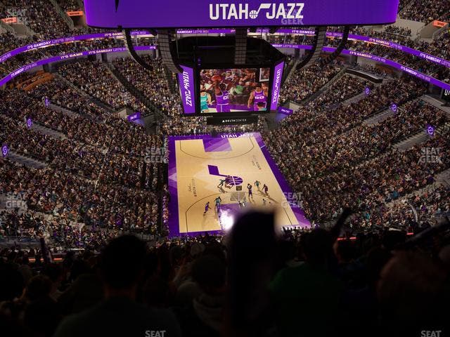 Delta Center - Section 103 Seat View