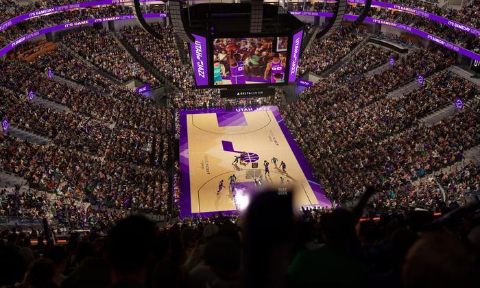 Delta Center - Section 103 Seat View