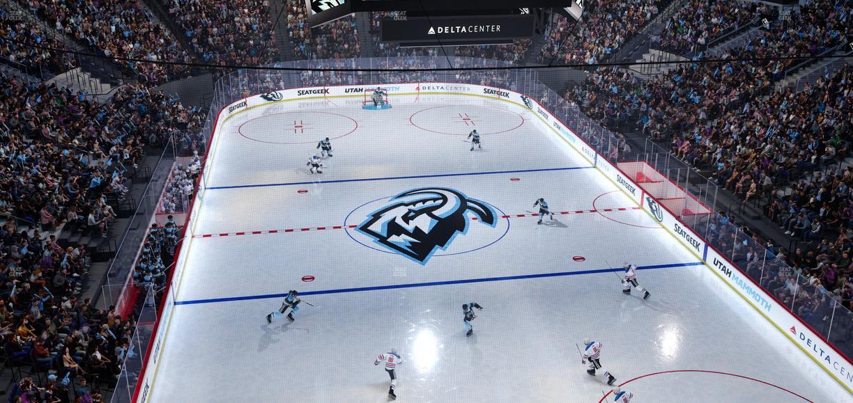 Delta Center - Section 103 Seat View