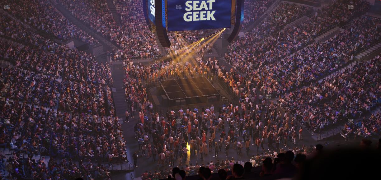 Delta Center - Section 104 Seat View