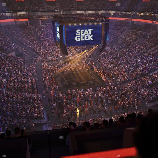 Delta Center - Section 104 Seat View