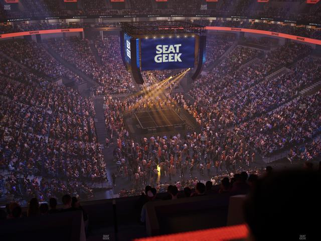 Delta Center - Section 104 Seat View