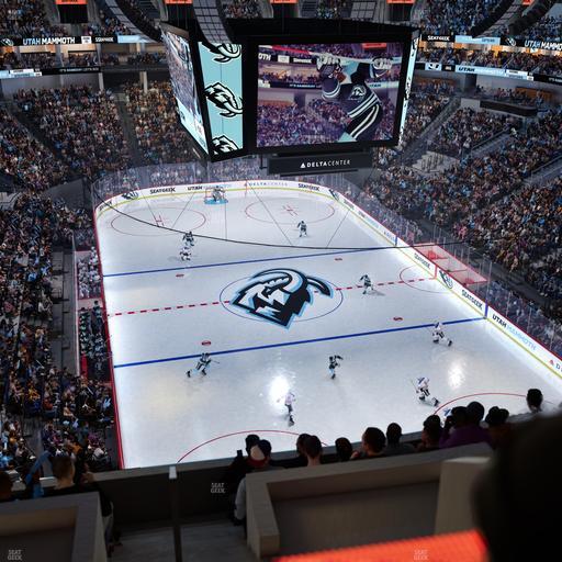 Delta Center - Section 104 Seat View