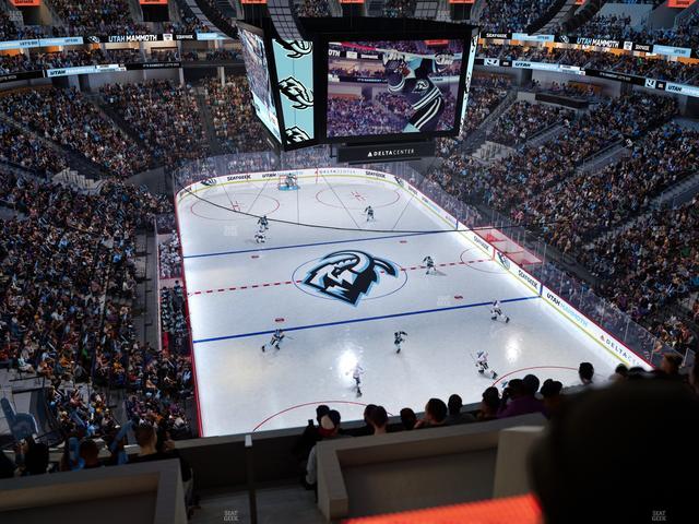 Delta Center - Section 104 Seat View