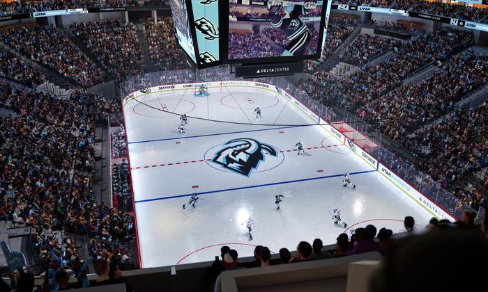 Delta Center - Section 104 Seat View