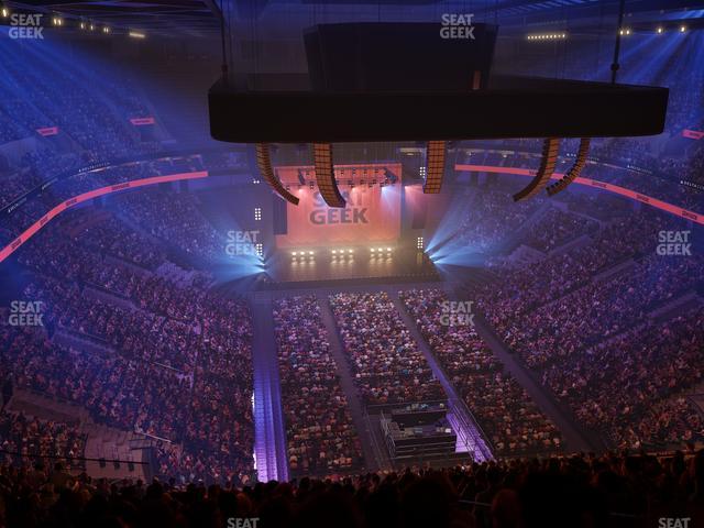 Delta Center - Section 104 Seat View