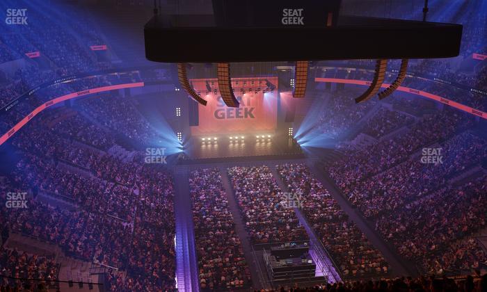 Delta Center - Section 104 Seat View