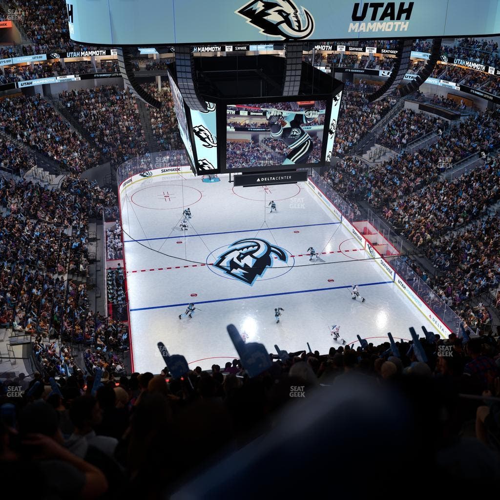 Delta Center - Section 104 Seat View
