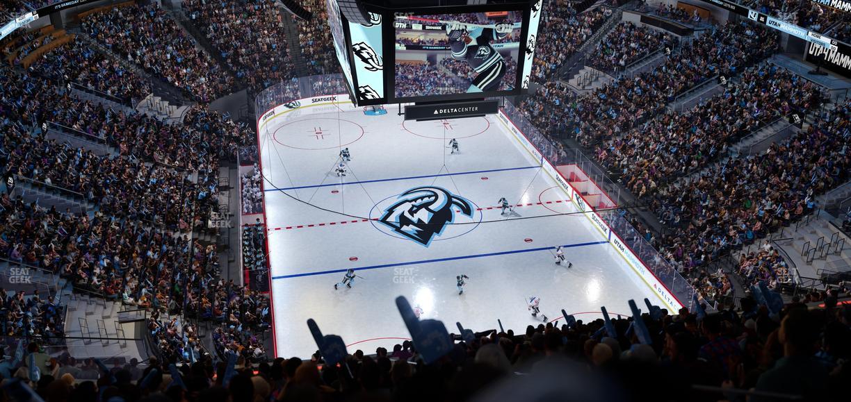 Delta Center - Section 104 Seat View