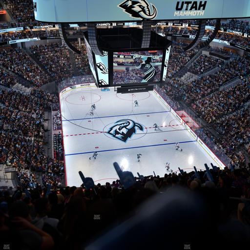 Delta Center - Section 104 Seat View