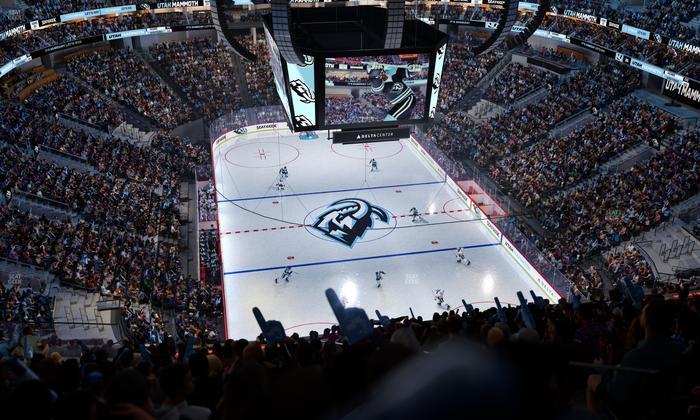 Delta Center - Section 104 Seat View