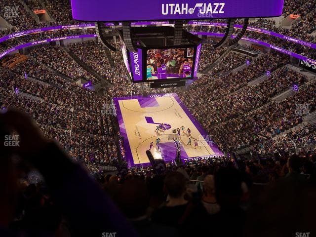 Delta Center - Section 104 Seat View