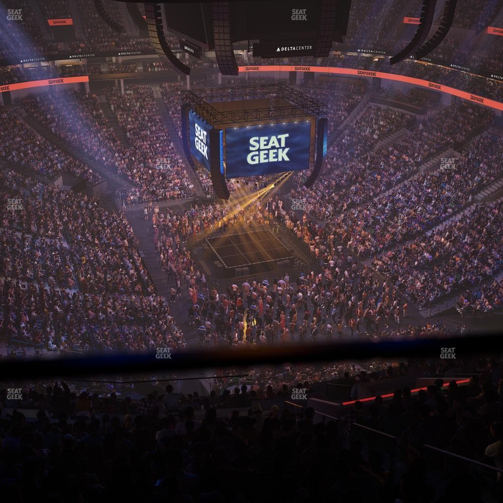 Delta Center - Section 105 Seat View