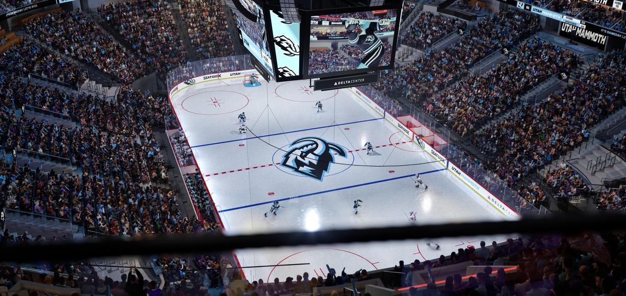 Delta Center - Section 105 Seat View