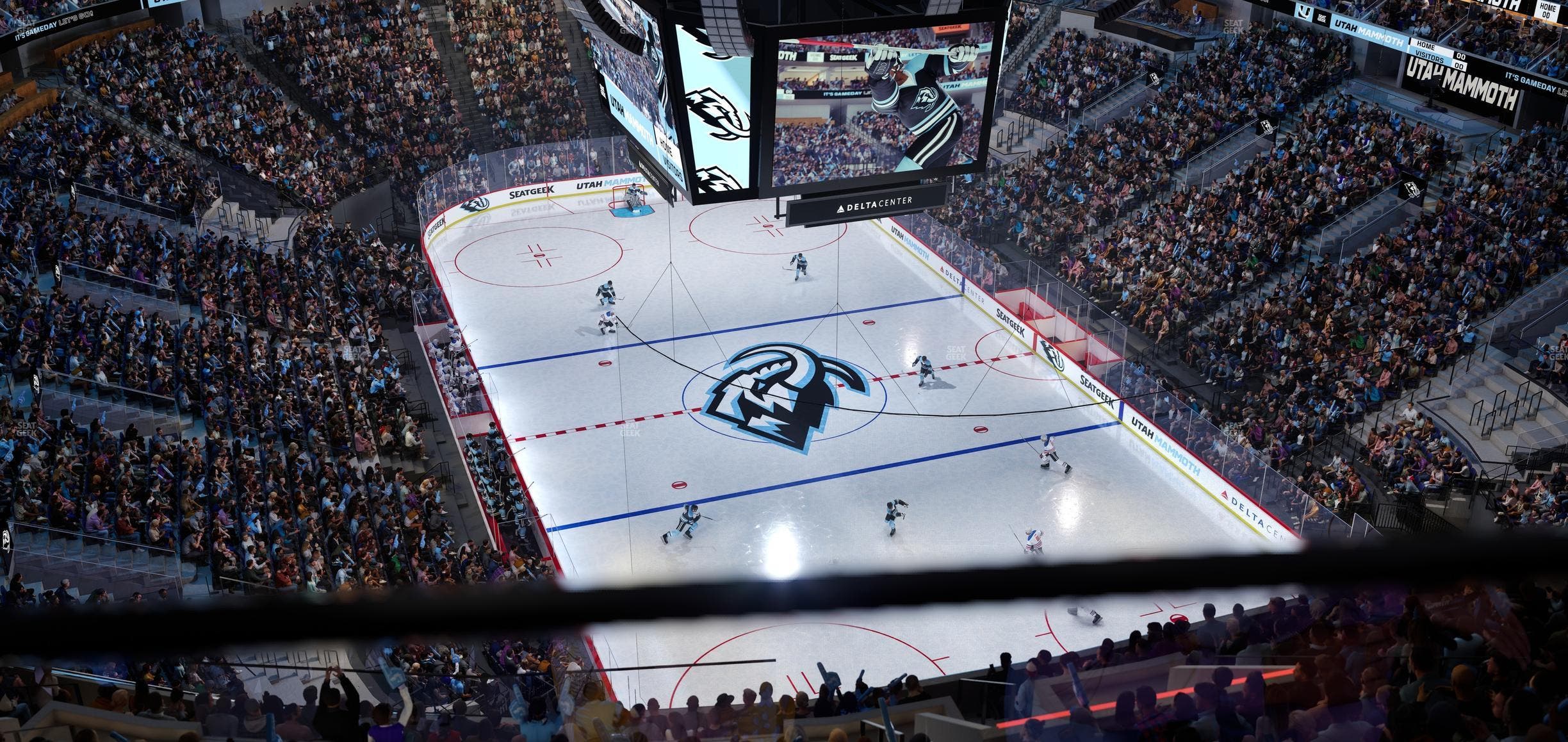 Delta Center - Section 105 Seat View