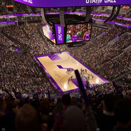 Delta Center - Section 105 Seat View