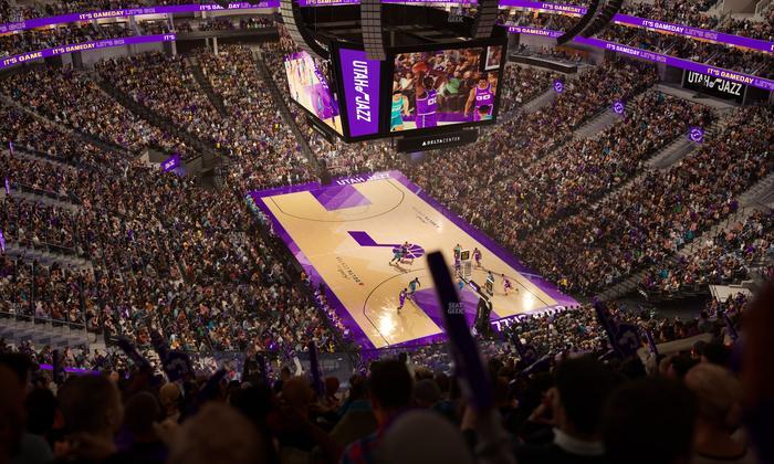 Delta Center - Section 105 Seat View