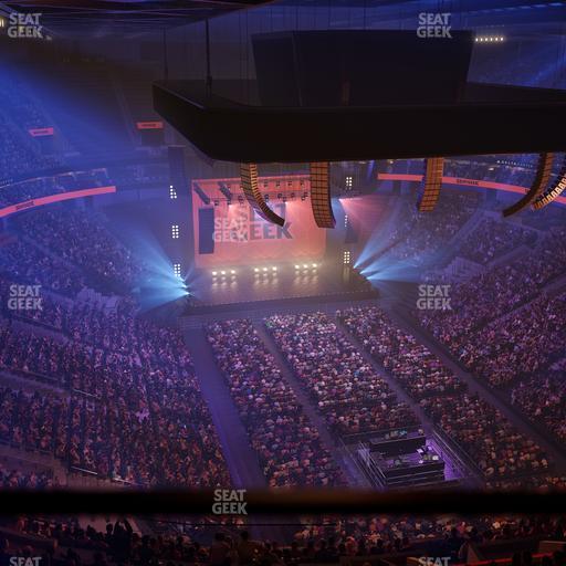 Delta Center - Section 105 Seat View