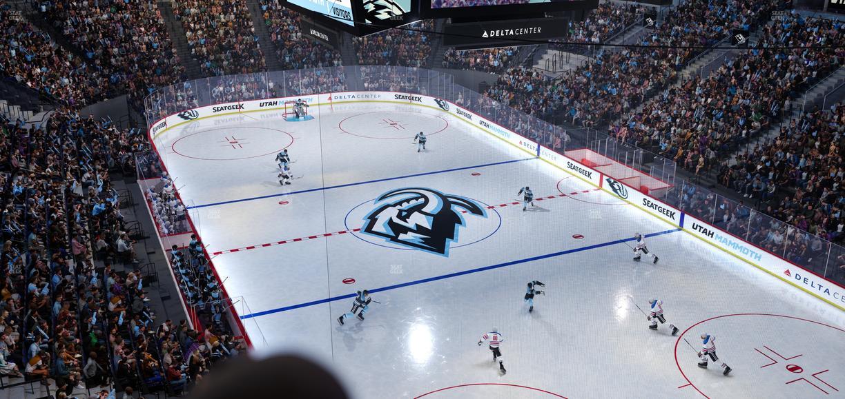 Delta Center - Section 105 Seat View