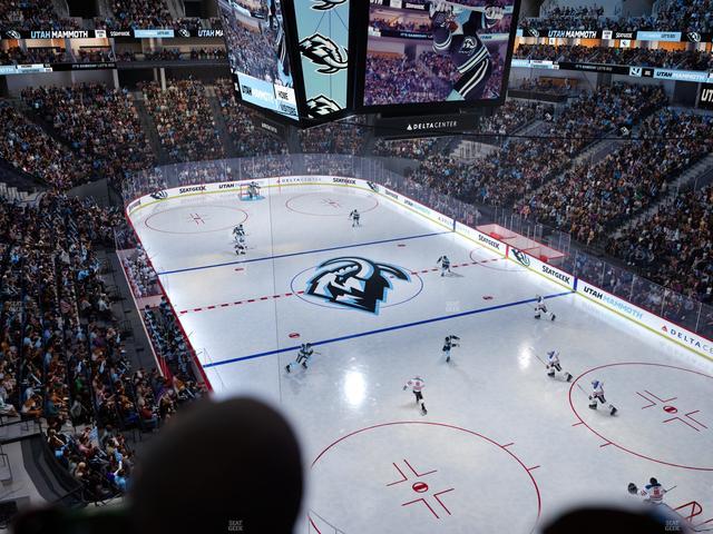 Delta Center - Section 105 Seat View