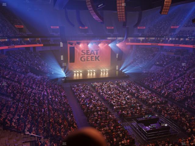 Delta Center - Section 105 Seat View