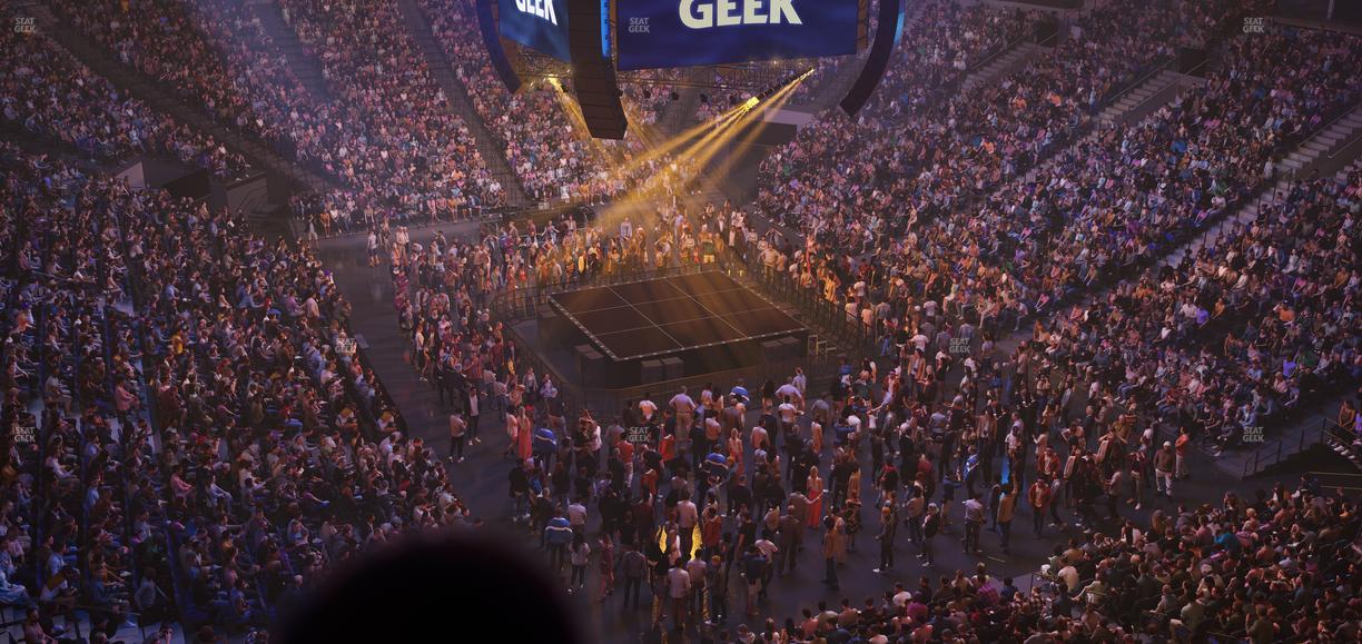Delta Center - Section 105 Seat View