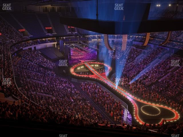 Delta Center - Section 106 Seat View