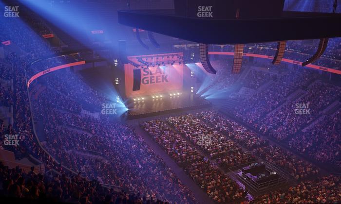 Delta Center - Section 106 Seat View