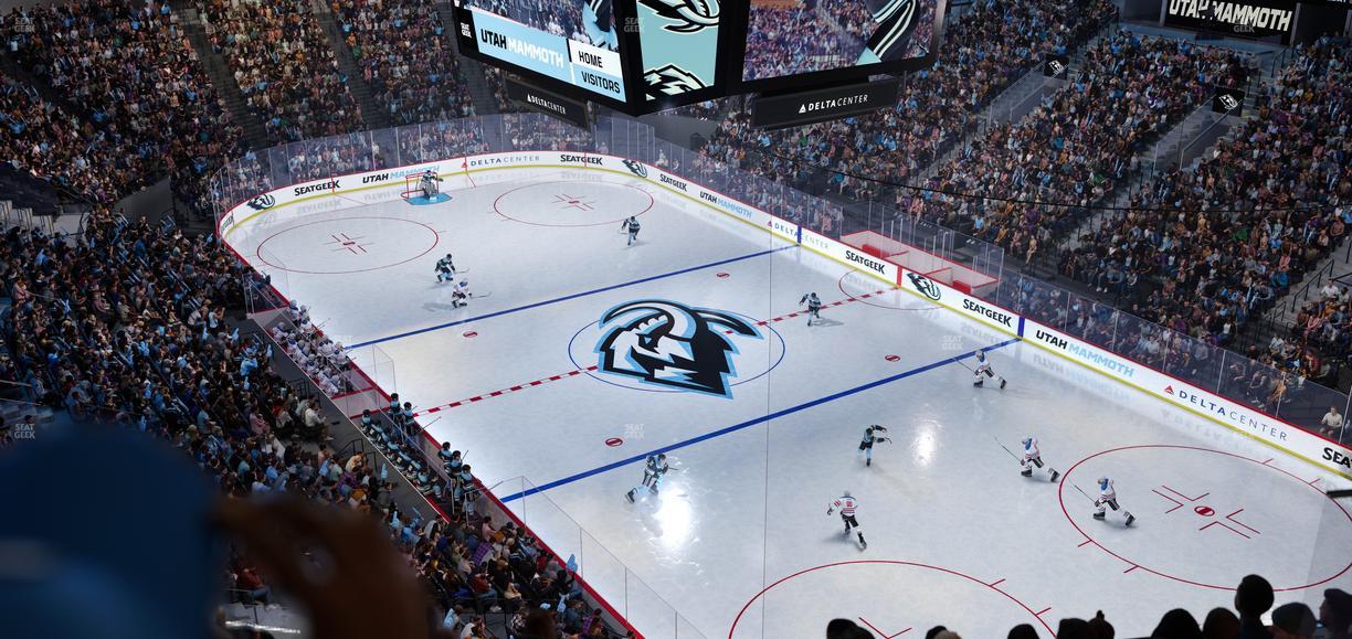 Delta Center - Section 106 Seat View