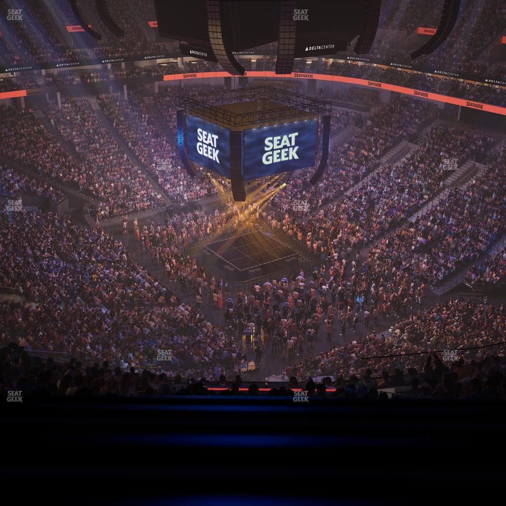 Delta Center - Section 106 Seat View