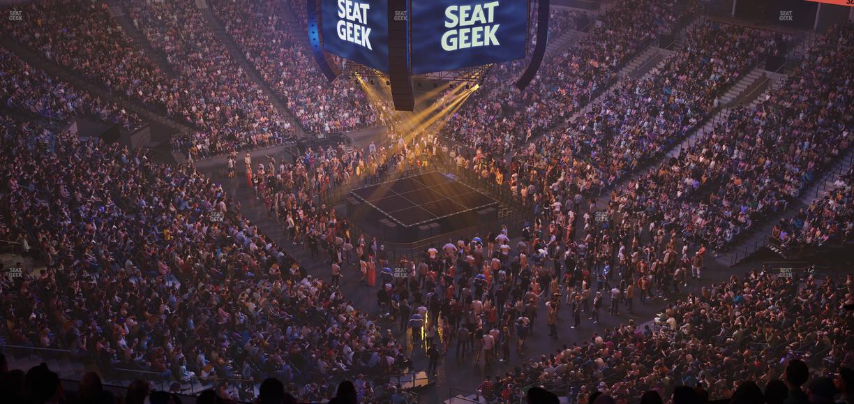 Delta Center - Section 106 Seat View