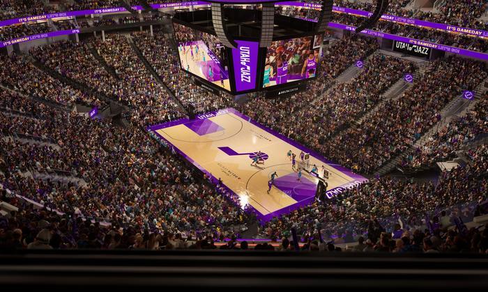 Delta Center - Section 106 Seat View